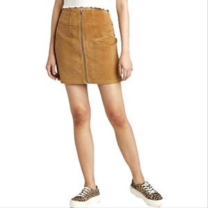 NWOT Wild Fable Corduroy Zipper Skirt